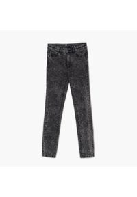 Cropp - Szare jeansy skinny push up - Szary. Kolor: szary. Długość: długie #1