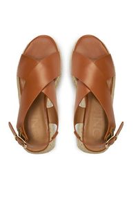 ONLY Shoes Espadryle Onlminerva-2 15320206 Brązowy. Kolor: brązowy. Materiał: skóra #6