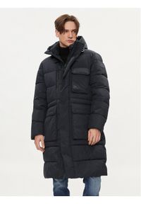 Replay - REPLAY Płaszcz zimowy M8357.000.84732 Czarny Regular Fit. Kolor: czarny. Materiał: syntetyk. Sezon: zima