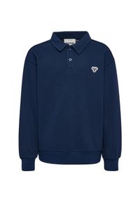 Bluza dziecięca Hummel Pique Loose. Kolor: niebieski. Materiał: materiał #1