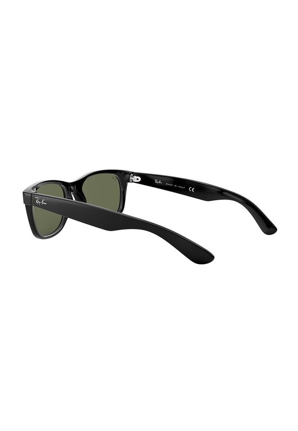 Ray-Ban - Okulary. Kształt: prostokątne. Kolor: czarny