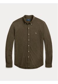 Polo Ralph Lauren Koszula 710654408111 Zielony Regular Fit. Typ kołnierza: polo. Kolor: zielony. Materiał: bawełna #5