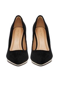 Nine West Szpilki EO-CD25-218-1 Czarny. Kolor: czarny. Materiał: materiał. Obcas: na szpilce #4