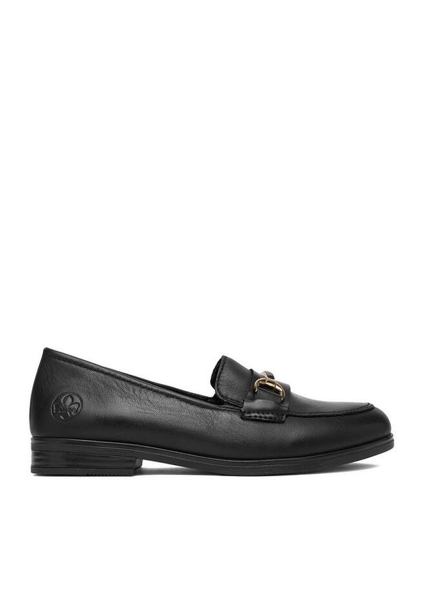 Loafersy Rieker. Kolor: czarny