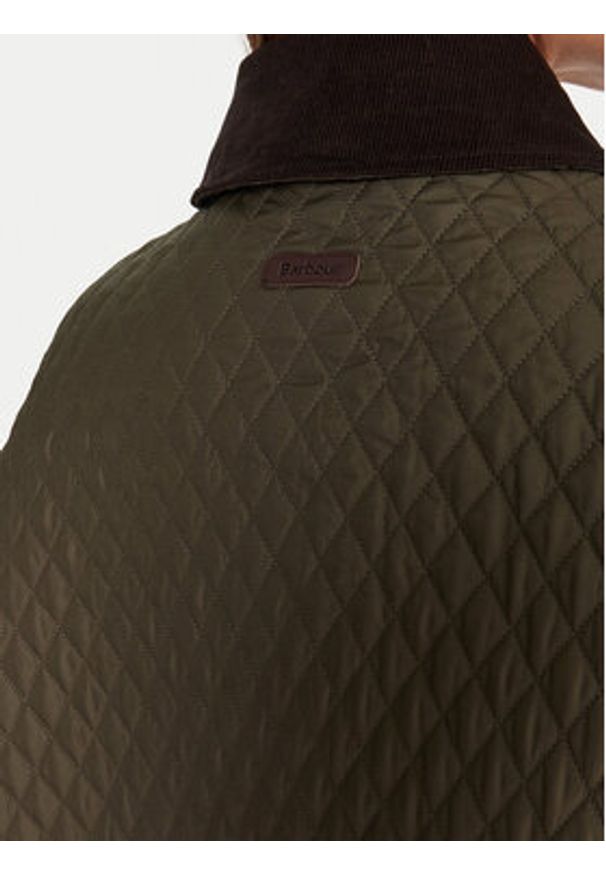 Barbour Kurtka przejściowa Oakham LQU1857GN91 Zielony Regular Fit. Kolor: zielony. Materiał: syntetyk