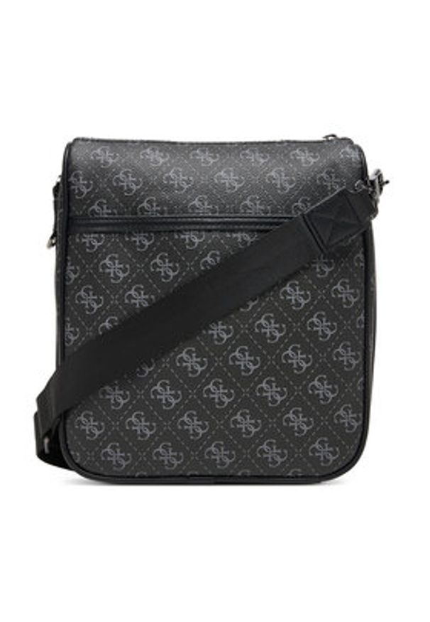 Guess Saszetka HMMILO P5417 Czarny. Kolor: czarny. Materiał: skóra