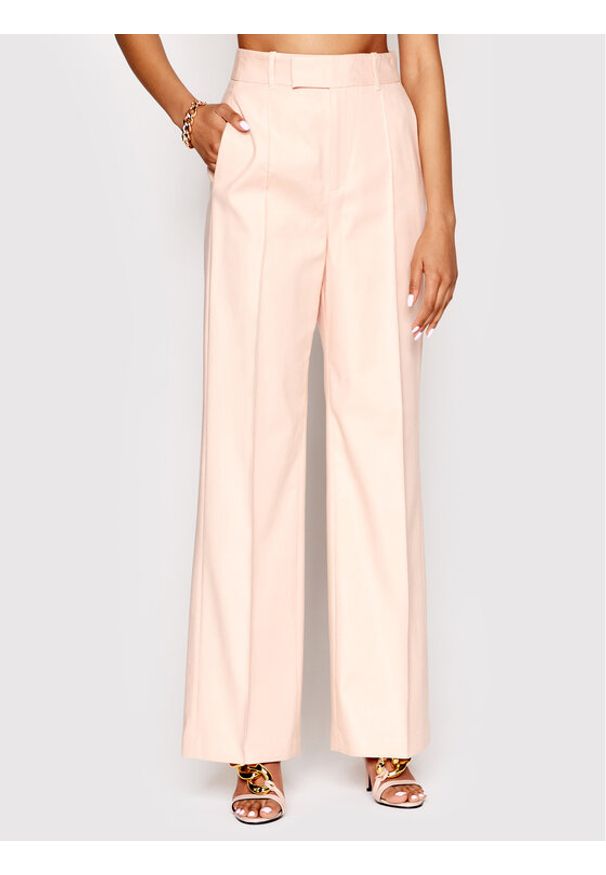 Ted Baker Spodnie materiałowe Kaisat 259980 Różowy Regular Fit. Kolor: różowy. Materiał: materiał, bawełna