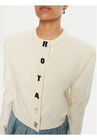 ROTATE Kardigan 113854 Écru Regular Fit. Materiał: bawełna #5