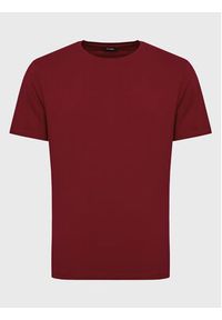 Imperial T-Shirt TK42EDTL Bordowy Regular Fit. Kolor: czerwony. Materiał: bawełna #2