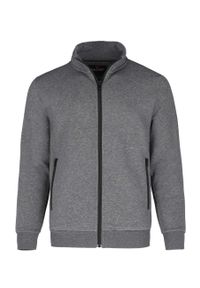 Volcano - Bluza męska B-LIPSO. Typ kołnierza: kołnierzyk stójkowy, bez kaptura. Materiał: materiał, dzianina. Styl: klasyczny