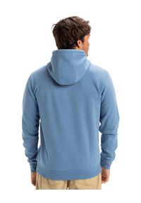 Quiksilver - Bluza z kapturem dla Mężczyzn COMP LOGO Niebieski. Typ kołnierza: kaptur. Kolor: niebieski. Materiał: materiał, poliester, bawełna