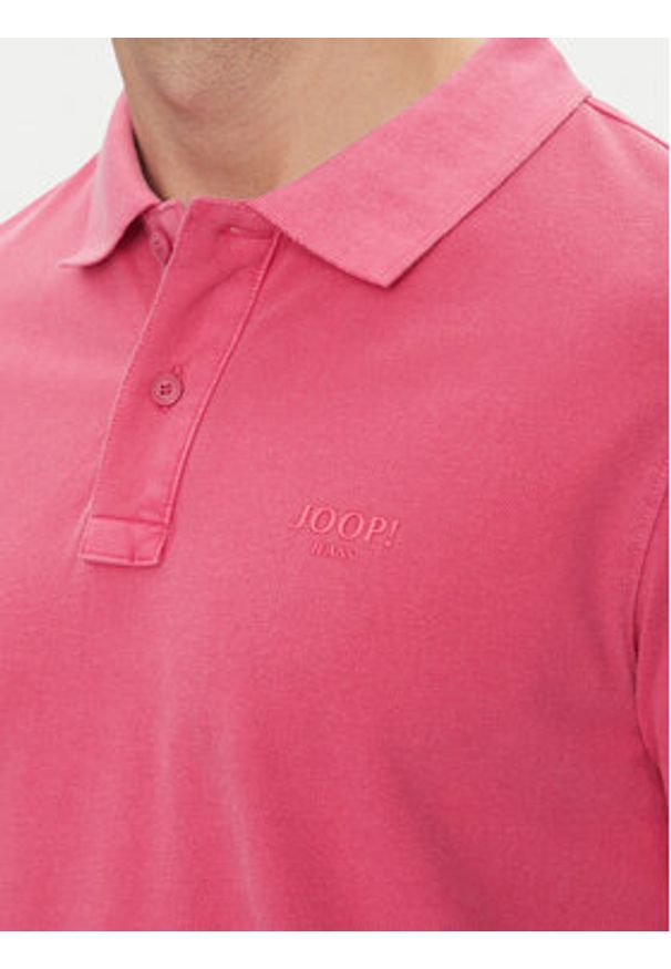 JOOP! Jeans Polo 15 JJJ-02Ambrosian 30045619 Różowy Modern Fit. Typ kołnierza: polo. Kolor: różowy. Materiał: bawełna