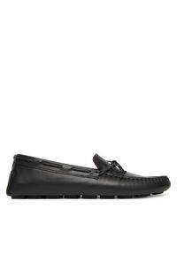 BOSS Mokasyny Roxanne 50548639 Czarny. Kolor: czarny. Materiał: skóra