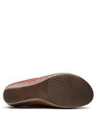 Clara Barson Klapki WSS20874-01 Czerwony. Kolor: czerwony. Materiał: skóra #4