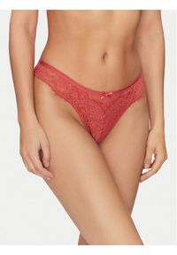 Hunkemöller Stringi Arabella 206330 Czerwony. Kolor: czerwony. Materiał: syntetyk