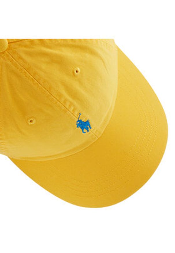 Polo Ralph Lauren Czapka z daszkiem Classic Sport Cap 710667709080 Żółty. Kolor: żółty. Materiał: materiał. Styl: sportowy