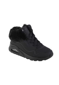 skechers - Buty do chodzenia dla dzieci Skechers Uno Fall Air. Kolor: czarny. Materiał: materiał, syntetyk. Szerokość cholewki: normalna. Sport: turystyka piesza