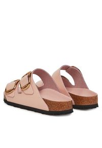 Birkenstock Klapki Arizona Big Buckle Hex 1029392 Różowy. Kolor: różowy. Materiał: skóra