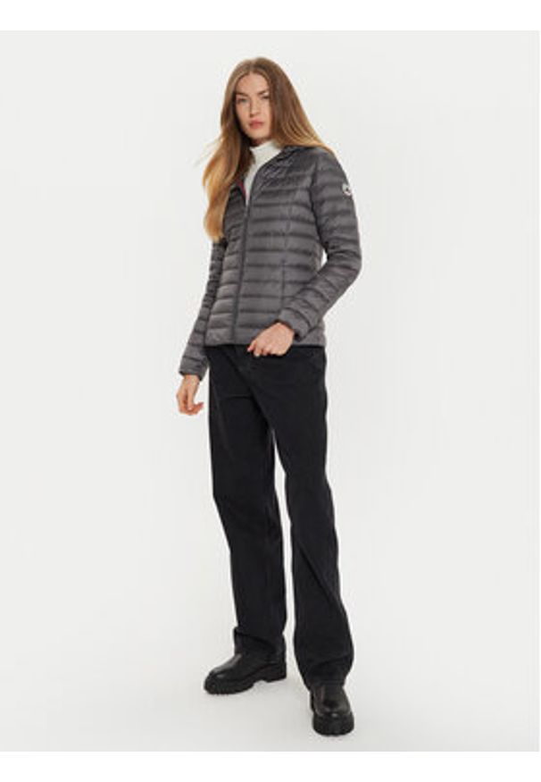 Jott Kurtka puchowa Cloe P000WDOW01 Szary Slim Fit. Kolor: szary. Materiał: syntetyk
