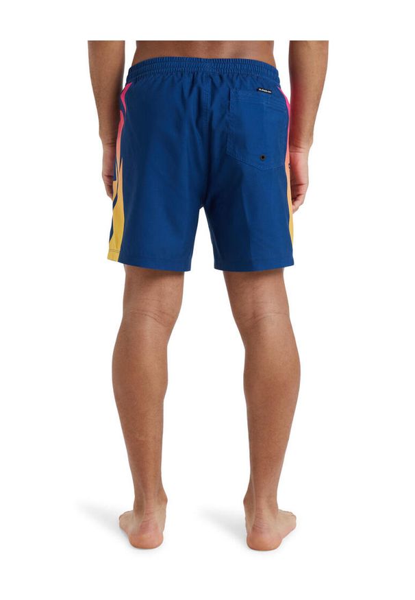 Quiksilver - Szorty kąpielowe EVERYDAY HOLMES 16" Niebieski Mężczyźni. Kolor: niebieski. Materiał: materiał, poliester. Styl: sportowy