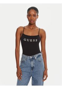 Guess Body O5RM11 KBBU1 Czarny Regular Fit. Kolor: czarny. Materiał: bawełna