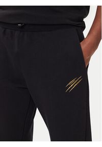 Plein Sport Spodnie dresowe PAEC MJT2607 STE003N Czarny Regular Fit. Kolor: czarny. Materiał: bawełna #5