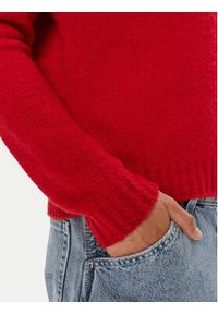 Weekend Max Mara Sweter Ghiacci 2425366111 Czerwony Standard Fit. Kolor: czerwony. Materiał: wełna #5