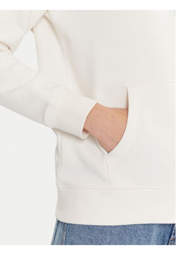 Tommy Jeans Bluza Linear DW0DW21963 Biały Regular Fit. Kolor: biały. Materiał: bawełna