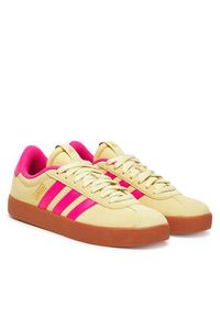 Adidas - adidas Sneakersy Vl Court 3.0 JR8649 Żółty. Kolor: żółty. Materiał: skóra, zamsz #4