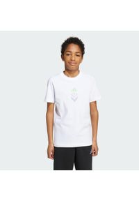 Adidas - Koszulka dla dzieci z grafiką F50. Kolor: biały. Sport: piłka nożna #1