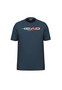 Koszulka Head Rainbow. Kolor: niebieski. Wzór: nadruk. Sport: tenis