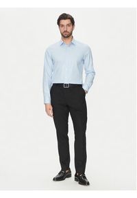 Michael Kors Koszula MK0DS01501 Niebieski Slim Fit. Kolor: niebieski. Materiał: bawełna