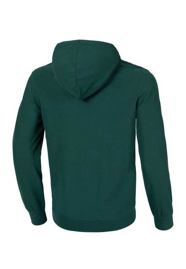 PITBULL - Bluza męska Pitbull rozpinana z kapturem Pique Rockey. Typ kołnierza: kaptur. Kolor: zielony