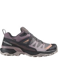 salomon - Buty trekkingowy X Ultra 360 Gore-Tex W Rozmiar 39 1/3 - 474494 Fioletowy. Zapięcie: sznurówki. Kolor: wielokolorowy, fioletowy, szary. Materiał: materiał, syntetyk. Szerokość cholewki: normalna
