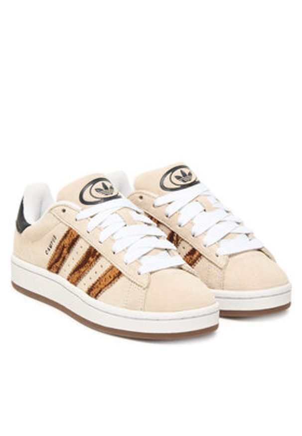 Adidas - adidas Sneakersy Campus 00S JS3863 Beżowy. Kolor: beżowy. Materiał: materiał. Model: Adidas Campus