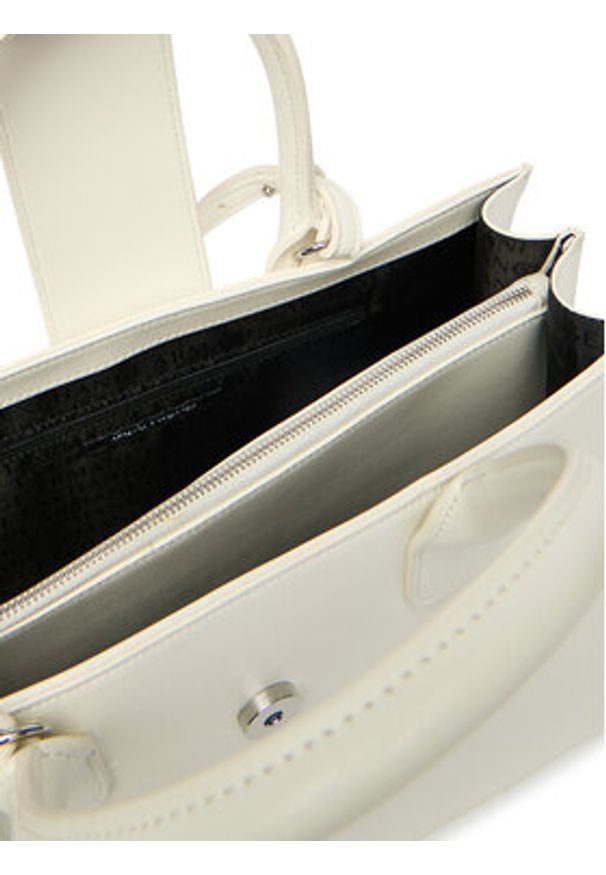 Armani Exchange Torebka XW000305 AF12039 U0011 Écru. Kolor: kremowy. Materiał: skórzane