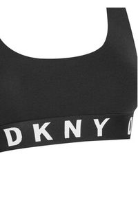 DKNY Biustonosz top DK4519 Czarny. Kolor: czarny