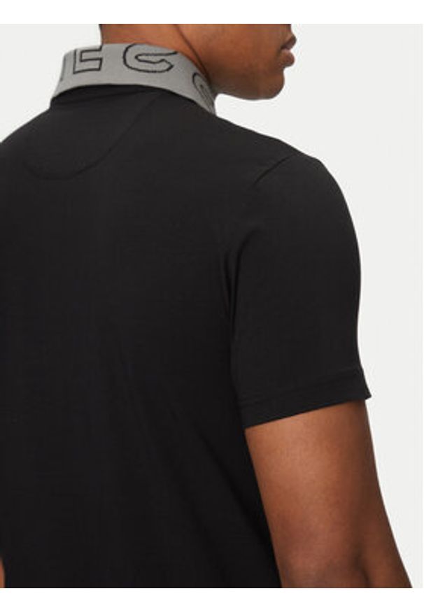 Guess Polo M5GP66 J1314 Czarny Regular Fit. Typ kołnierza: polo. Kolor: czarny. Materiał: bawełna