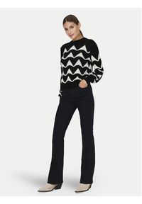 JDY Sweter Tina 15330567 Czarny Regular Fit. Kolor: czarny. Materiał: syntetyk, wiskoza #7