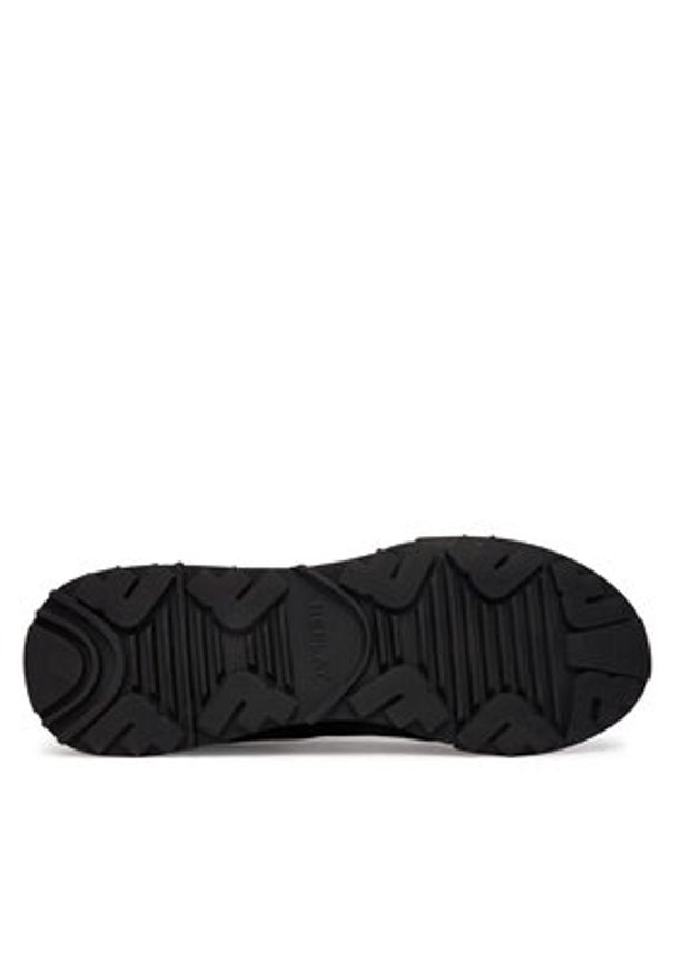 Replay - REPLAY Sneakersy GMS1P .000.C0076L Czarny. Kolor: czarny. Materiał: skóra, zamsz