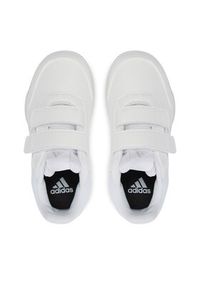 Adidas - adidas Sneakersy Tensaur Sport Training Hook and Loop Shoes GW1987 Biały. Kolor: biały. Materiał: skóra