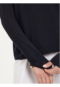 Max Mara Leisure Sweter Coimbra 2426366058 Granatowy Regular Fit. Kolor: niebieski. Materiał: bawełna #4
