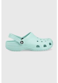 Crocs klapki Classic 10001. Kolor: niebieski. Materiał: materiał, guma. Wzór: gładki #1