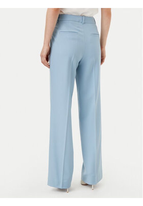 Calvin Klein Spodnie palazzo K20K207836 Błękitny Wide Leg. Kolor: niebieski. Materiał: wełna, syntetyk