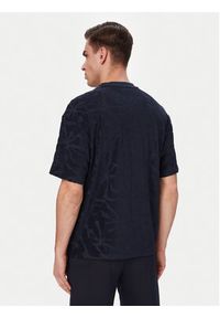 BOSS T-Shirt Flower 50559227 Granatowy Regular Fit. Kolor: niebieski. Materiał: bawełna #5