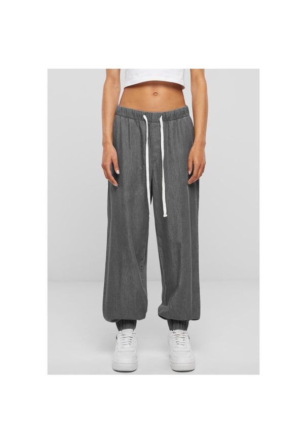 Damskie spodnie dresowe Urban Classics. Kolor: szary. Materiał: dresówka. Długość: długie. Sport: bieganie