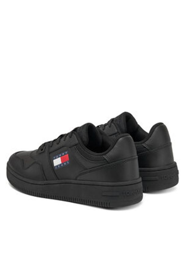 Tommy Jeans Sneakersy EN0EN02505 Czarny. Kolor: czarny. Materiał: skóra