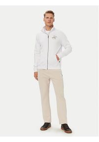 Beverly Hills Polo Club Bluza M6608T-HR Biały Regular Fit. Typ kołnierza: polo. Kolor: biały. Materiał: bawełna #5