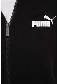 Puma bluza 586696 męska kolor czarny z nadrukiem. Okazja: na co dzień. Kolor: czarny. Materiał: materiał. Wzór: nadruk. Styl: casual #2