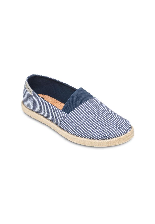 Quiksilver - Buty dla Mężczyzn ESPADRILLED. Kolor: szary, niebieski, wielokolorowy. Materiał: guma